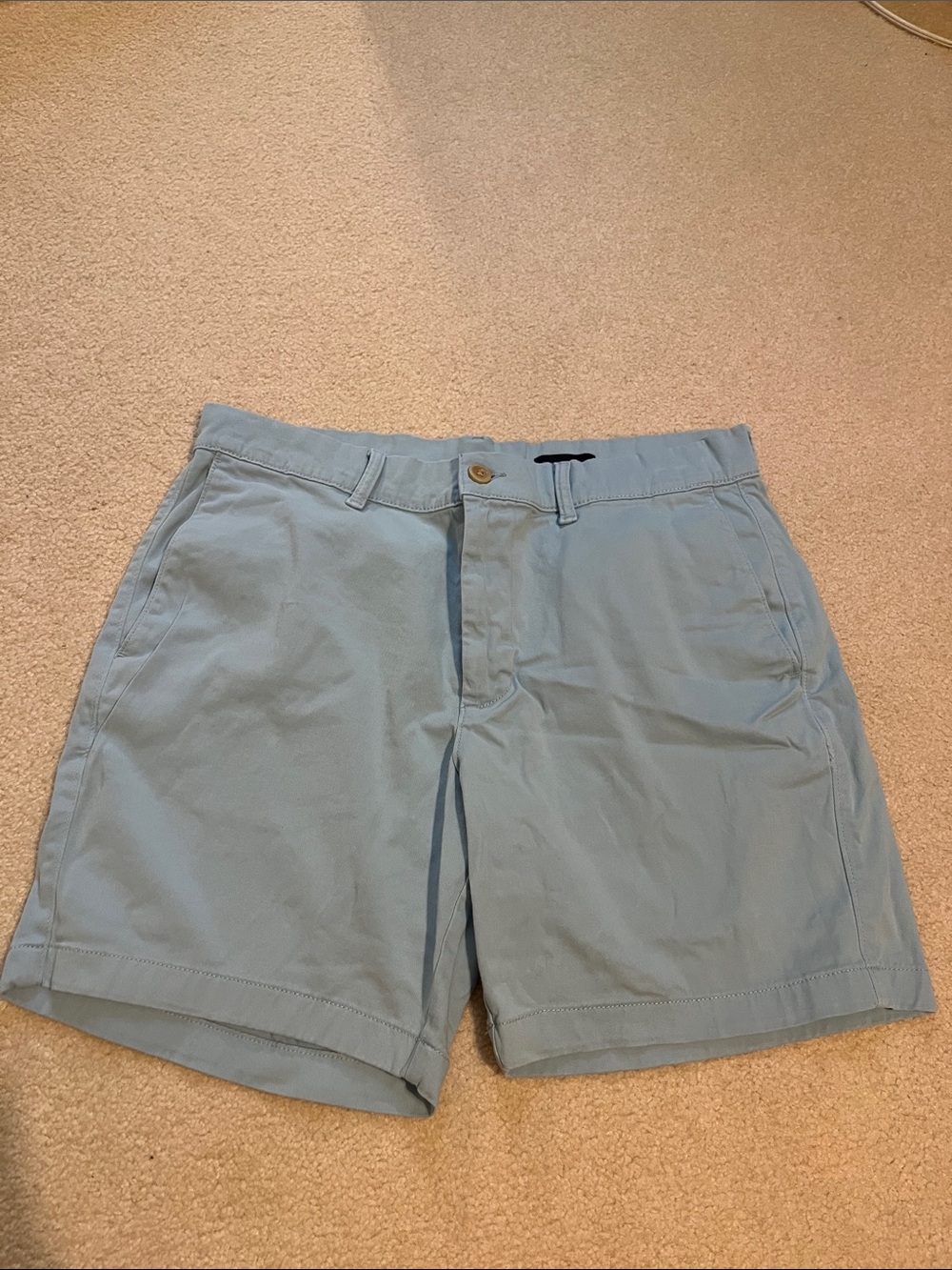 St. John's Bay Sky Blue Flat-Front Men's Shorts